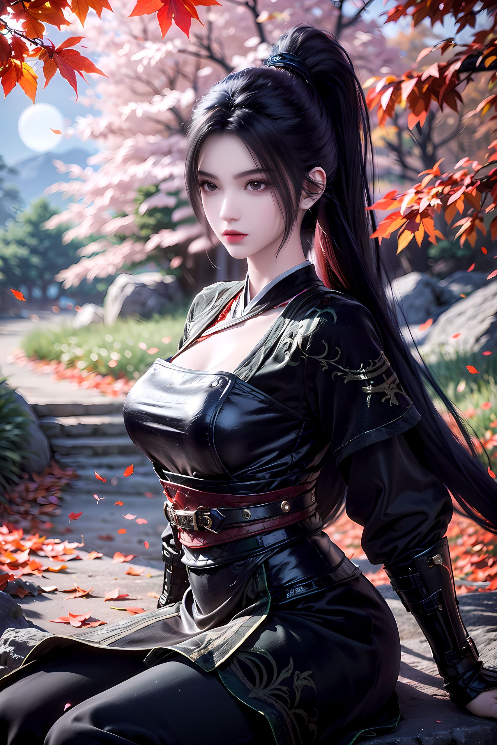 一个